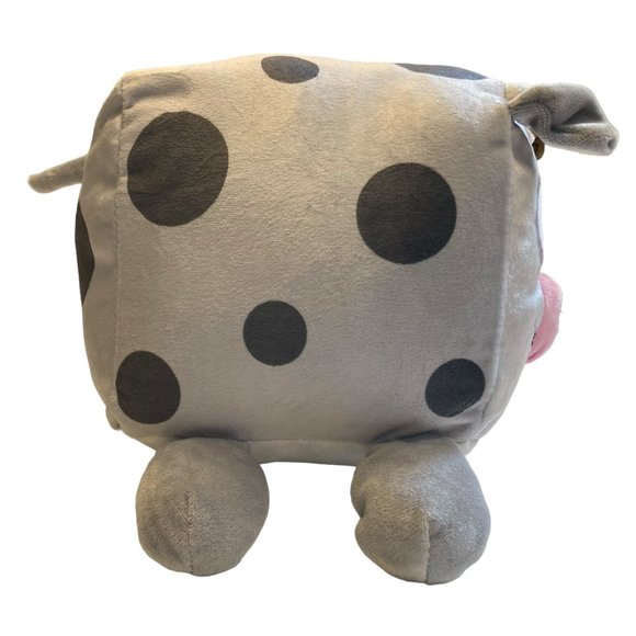 Dada  Kohl's Cares Plush Stuffed Animal  Gray Cow Black Dots Jimmy Fallon NEW - Picture 2 of 8